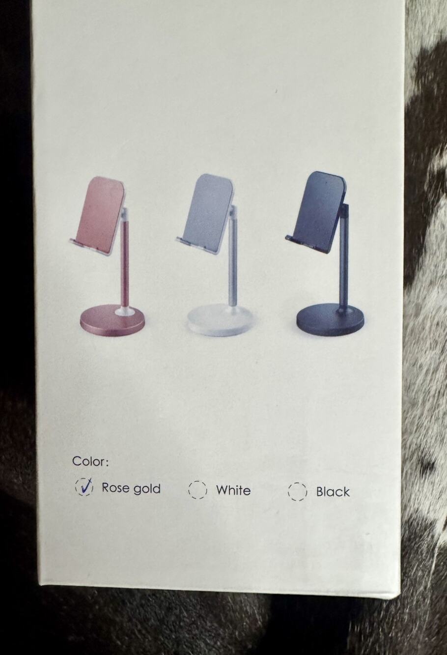 WEMISS Cell Phone Holder with Silicone for Desk